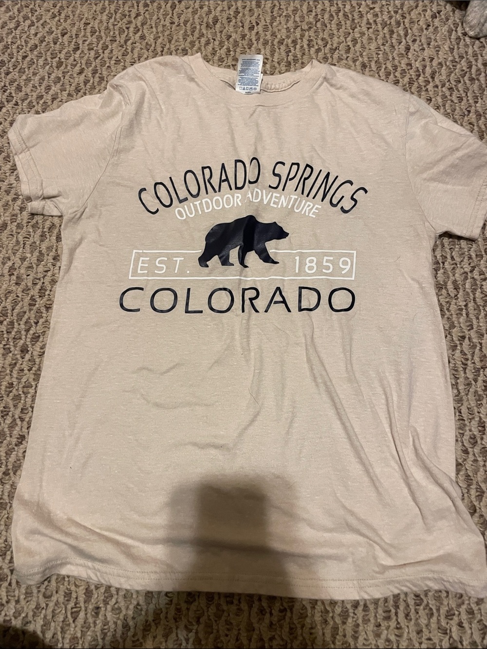 Colorado Springs Outdoor Adventure Bear Graphic Tee